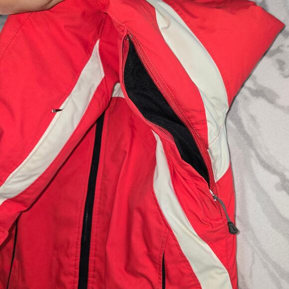 Spyder Women's Red Ski Winter Jacket Size 10 - Picture 8 of 16